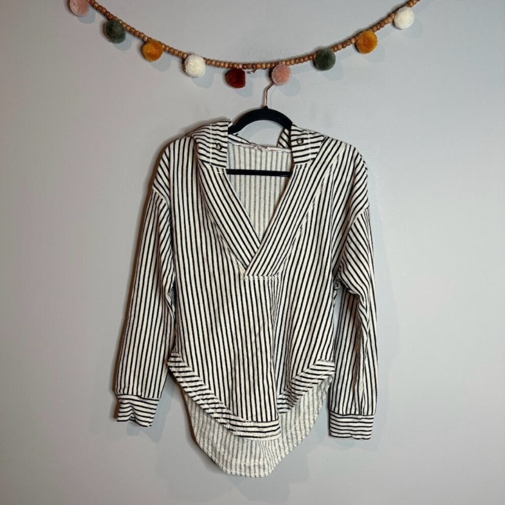 Anthropologie Pilcro Wharfside Hooded Sweater xs